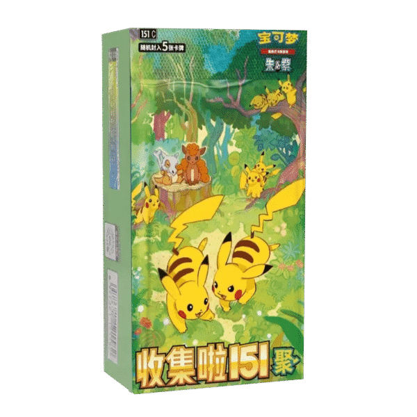 2.Pokémon Booster Pack of 15 – 151C- Journey to Collect the 151 (Slim) Pokémon Booster Pack of 15 - 151C: Journey to Collect the 151 (Slim)
