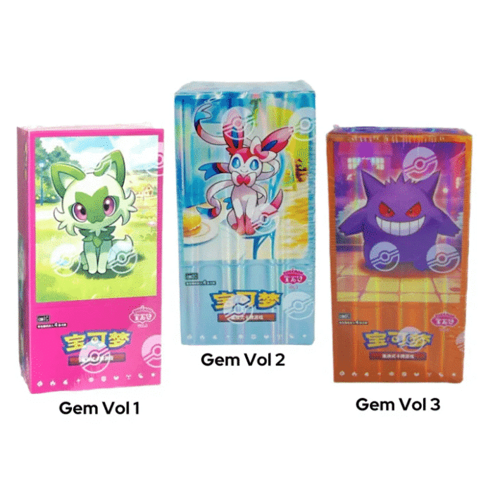 Pokémon Simplified Chinese Gem Pack Vol. 1, 2 & 3 Bundle Box Pokémon Simplified Chinese Gem Pack Vol. 1, 2 & 3 Bundle Box
