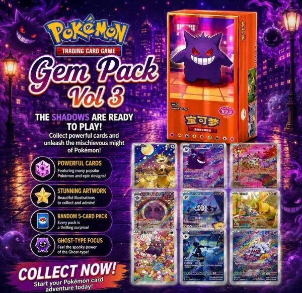 Pokémon Chinese Gem Pack Vol. 3 Sealed Master Case