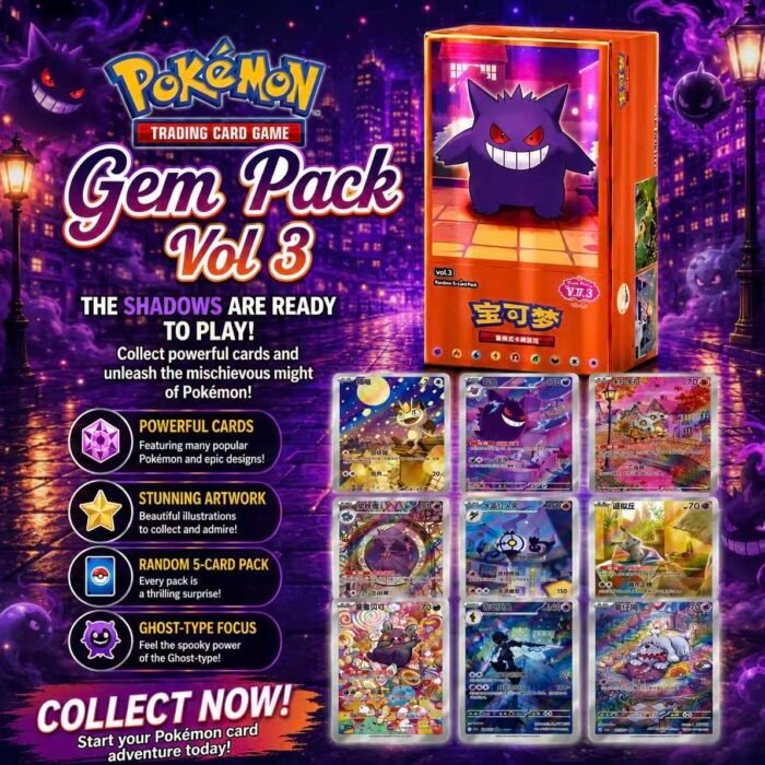 l.Pokémon Chinese Gem Pack Vol. 3 Sealed Master Case Pokémon Chinese Gem Pack Vol. 3 Sealed Master Case