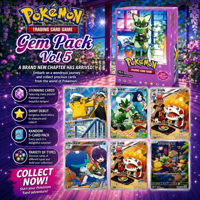 l.Pokémon Chinese Gem Pack Vol. 5 Sealed Master Case l.Pokémon Chinese Gem Pack Vol. 5 Sealed Master Case