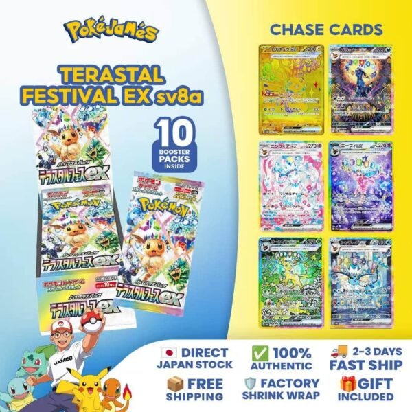 Pokémon TCG Terastal Festival ex Booster Box sv8a Japanese (Factory Sealed)