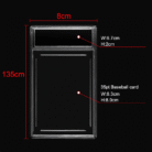 2.Custom Acrylic Graded Card Slab for Stamps and Coins