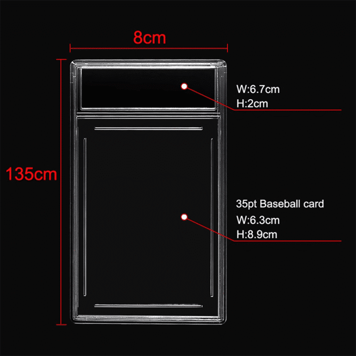 2.Custom Acrylic Graded Card Slab for Stamps and Coins 2.Custom Acrylic Graded Card Slab for Stamps and Coins