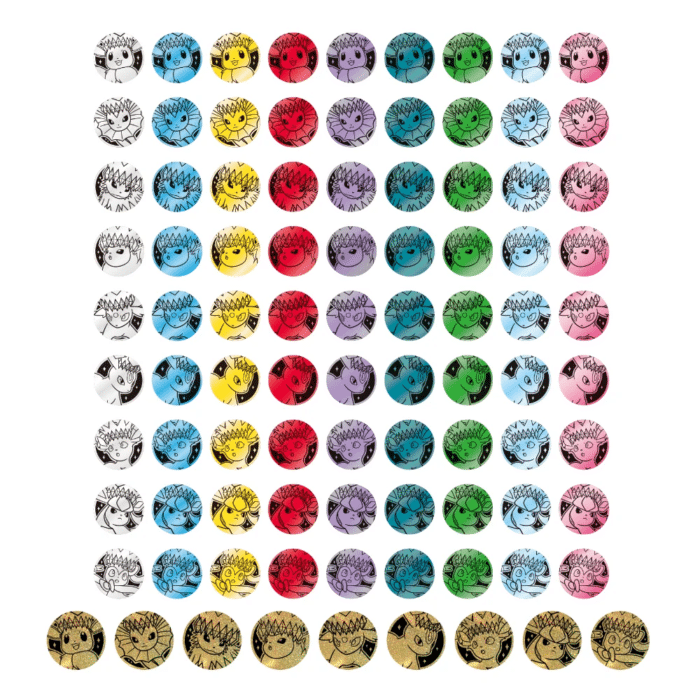 3.Pokémon TCG Simplified Chinese Terastal Gathering Eevee Coin Set 3.Pokémon TCG Simplified Chinese Terastal Gathering Eevee Coin Set